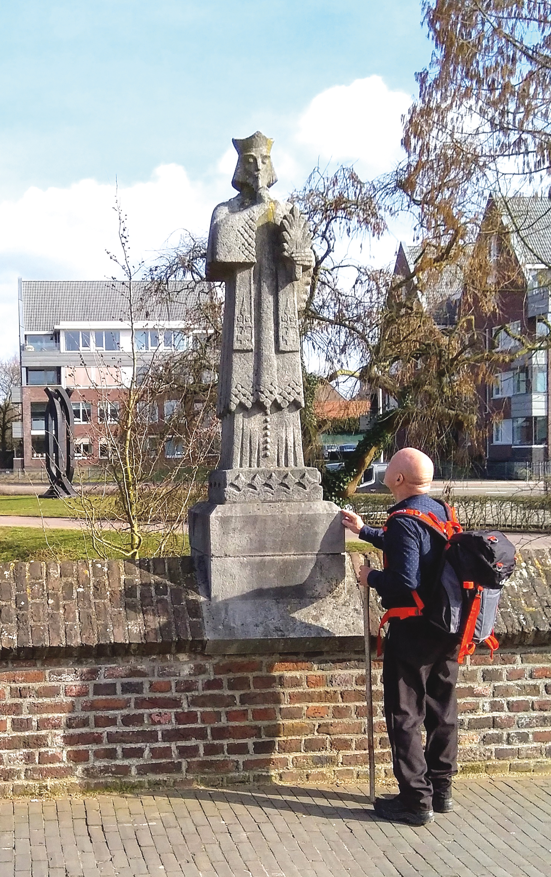 Johannes van Nepomuk op de brug over de Swalm in Swalmen